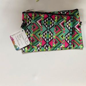 Sassy + Chic cosmetics bags . 2pc. NWT